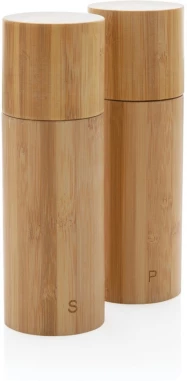 Ukiyo bambusta valmistettu suola- ja pippurisirotinsetti, ruskea