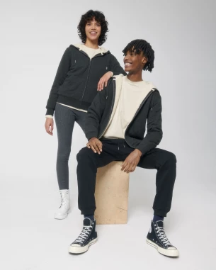 Unisex huppari vetoketjulla HYGGER SHERPA