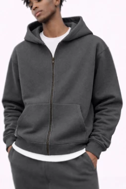 Unisex vetoketjullinen huppari Porto