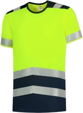 Unisex huomiovärinen T-paita Bicolor