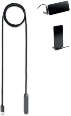 USB-C laadimiskaabel telefonihoidjaga 60W