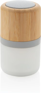 Bambuinen väriä vaihtava 3W kaiutin valolla