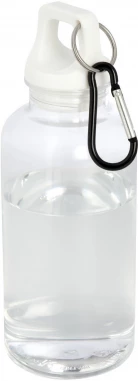 Oregon 400 ml:n RCS-sertifioidusta kierrätetystä muovista valmistettu vesipullo karabiinihaalla