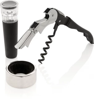 Vino Sommelier setti 3kpl, hopea