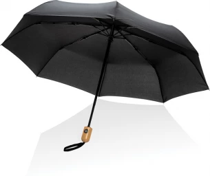 21" Impact AWARE™ RPET 190T auto open/close bambusateenvarjo