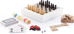 FSC® 5 in 1 game set, white