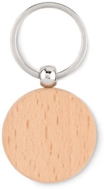 Pyöreä puinen avaimenperä