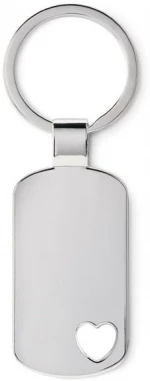 Key ring with heart detail
