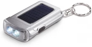 Solar powered torch key ring