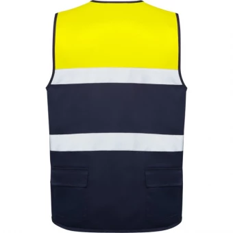 2 Värviline hi-vis töövest lukuga