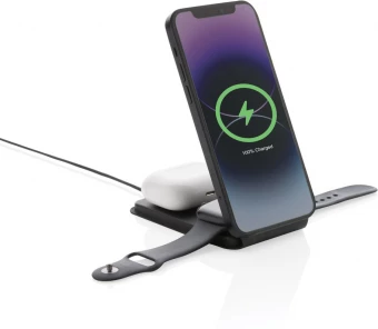 3-in-1 juhtmevaba laadija Swiss Peak 15W