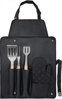 3-osaline grillimiskomplekt kindaga