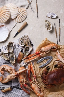 3-osaline komplekt "Story of seafood"