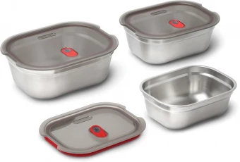 3-osaline lõunasöögikarpide komplekt Black+Blum