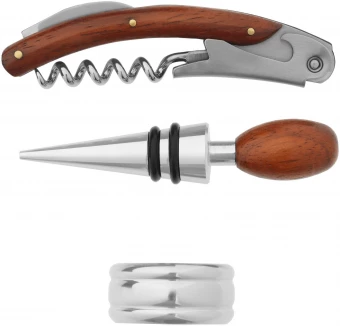 3-osaline veinitarvikute komplekt Valdi, must, must