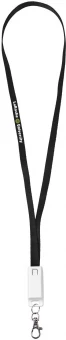 Trace 3-in-1 -latauskaapeli kaulanauhalla