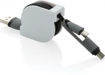 Sisäänvedettävä 3-in-1-johto