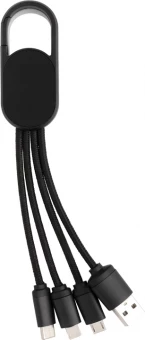 4-in-1 kaapeli karabiinihakalla