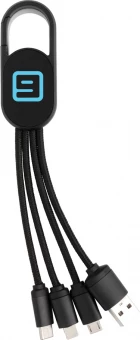 4-in-1 kaapeli karabiinihakalla