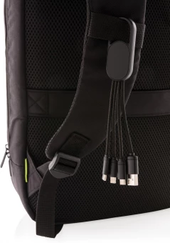 4-in-1 cable with carabiner clip
