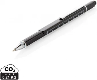 5-in-1 alumīnija instrumentu pildspalva