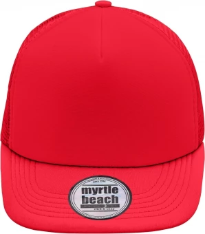 5 paneeliga, võrkosa ja lameda nokaga müts