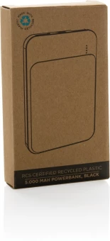 RCS kierrätysmuovinen 5.000 mAh varavirtalähde