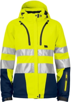 6424 Naiste Vooderdatud Jope EN ISO 20471 Klass 3/2