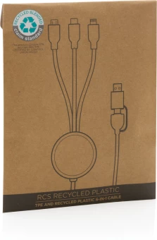 RCS kierrätetty TPE ja kierrätetty muovi 6-in-1 kaapeli.