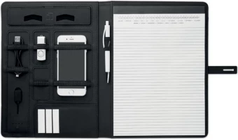 A4 folder w/ wireless charger