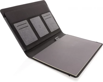 Kierrätysnahasta valmistettu A4-salkku