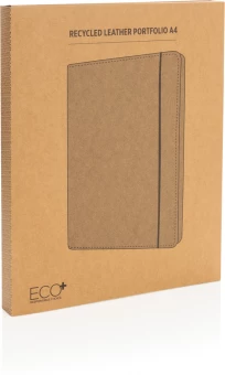 Kierrätysnahasta valmistettu A4-salkku