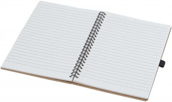 Cobble-kierremuistikirja kivipaperilla, koko A5, O-vaijerilla, kierrätettyä kartonkia