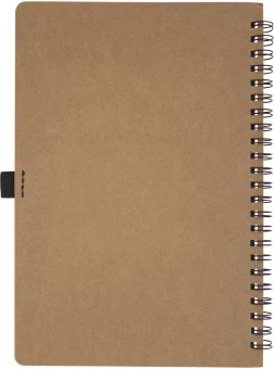 Cobble-kierremuistikirja kivipaperilla, koko A5, O-vaijerilla, kierrätettyä kartonkia