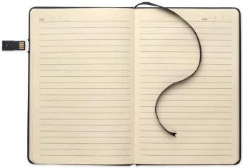 A5 märkmik integreeritud 16GB USB-mäluga Usbnote