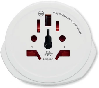 Adapter World To Eu, 3-Pole