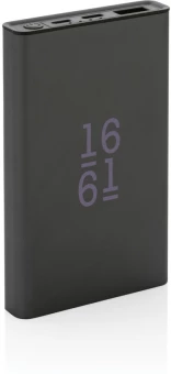 Terra RCS kierrätysalumiinista valmistettu virtapankki 5.000 mAh