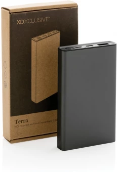 Terra RCS kierrätysalumiinista valmistettu virtapankki 5.000 mAh