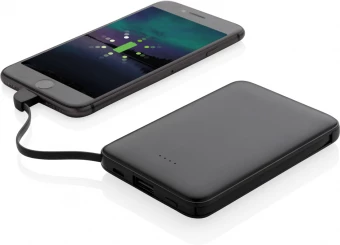 Pieni 5 000 mAh:n johdollinen varavirtalähde