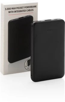 Pieni 5 000 mAh:n johdollinen varavirtalähde