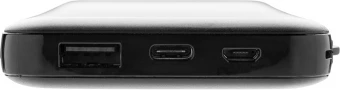 Lockhart RCS kierrätysmuovista valmistettu 10.000 mAh virtapankki integroiduilla kaapeleilla