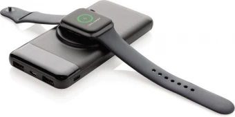 10&nbsp;000&nbsp;mah bezvadu barošanas bloks ar pulksteņa lādētāju