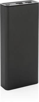 Terra RCS kierrätetystä alumiinista valmistettu 20W virtapankki, 20.000 mAh