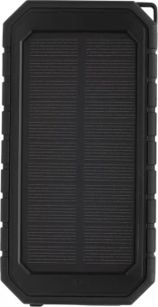 RCS kierrätysmuovista valmistettu aurinkovirtapankki 10W Langaton, musta