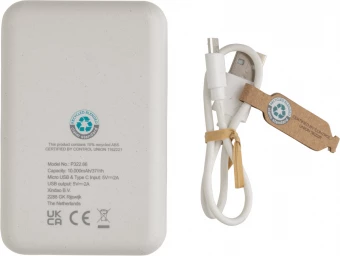 RCS 10000mAh virtapankki kierrätetystä muovista