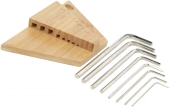 Allen bambusta valmistettu kuusiokoloruuviavaintyökalusetti