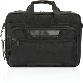 Swiss Peak AWARE™ RPET Voyager 15.6" läppärilaukku, musta