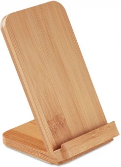 Bamboo wireless charging stand