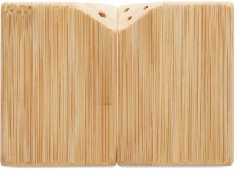 Bamboo salt & pepper set