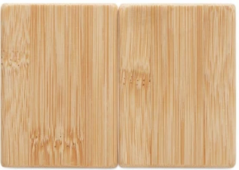 Bamboo salt & pepper set